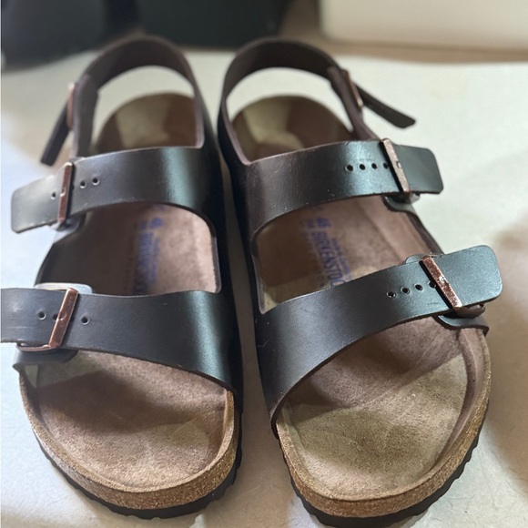 NEW BIRKENSTOCKS Milano oiled leather - Picture 4 of 7